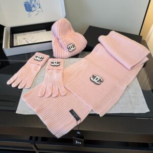 Chanel Scarf Hat Gloves (55) 3422309