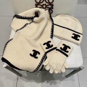 Chanel Scarf Hat Gloves (97) 3516207