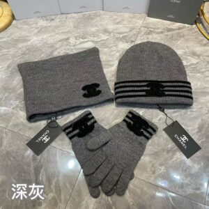 Chanel scarf hat gloves (5) 3422267
