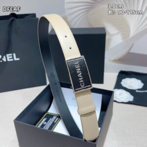 Chanel belt 30mmX90 115cm 8L (2) 3202207