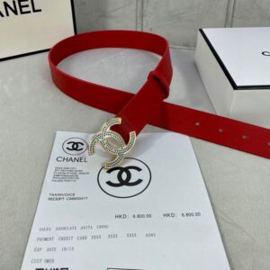 Chanel belt 30mmX90 115cm 8L (8) 3488622