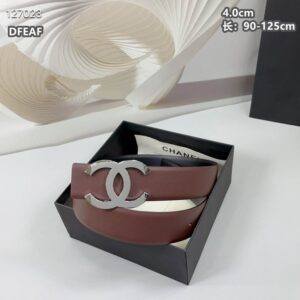 Chanel belt 40mmX90 125cm 8L (3) 2582016